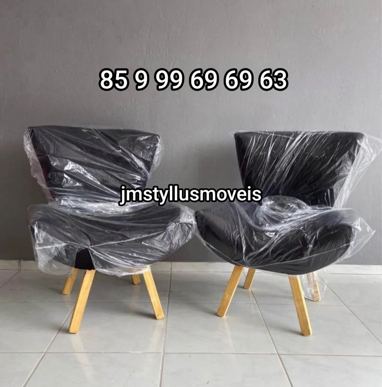 Poltronas Azuis Elegantes e Confortáveis - Jmstylusmoveis - Foto 2