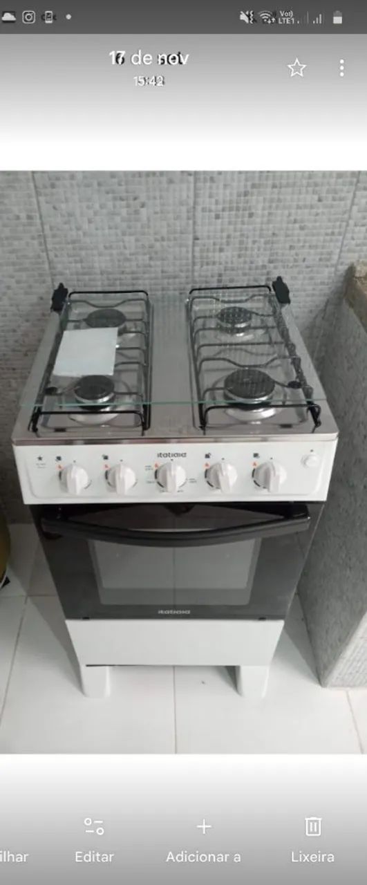 Fogao itatiaia 4 bocas novinho - Foto 3