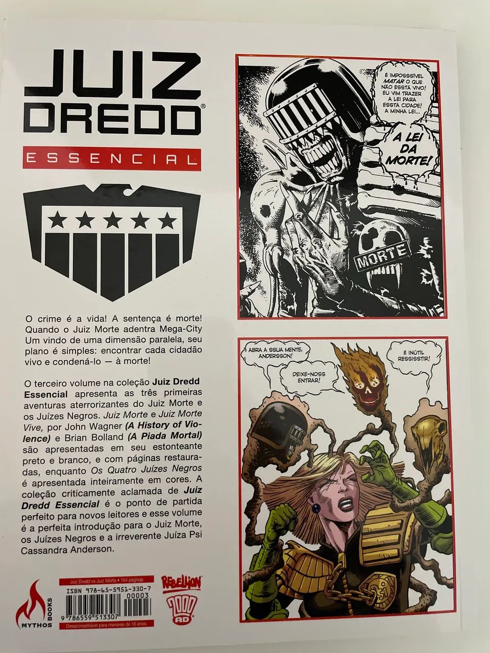 Juiz Dredd Essencial - Juiz Dredd vs Juiz Morte  - Foto 2