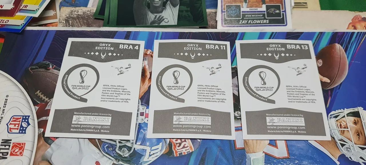 3 Figurinhas Oryx Copa 2022 - Ederson, Coutinho e Fred - Foto 2