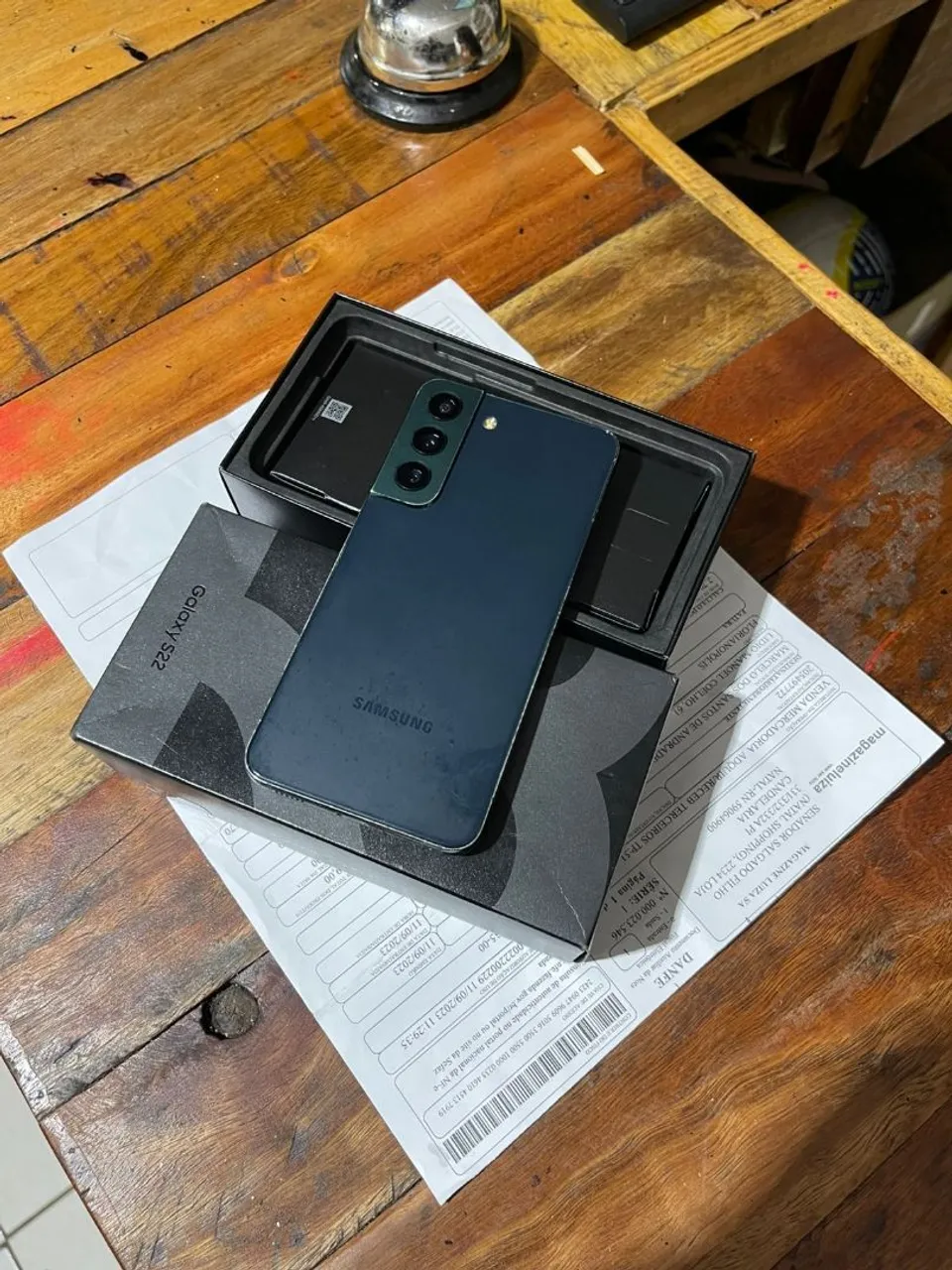 S22 128 GB 8 RAM COM CAIXA E NOTA