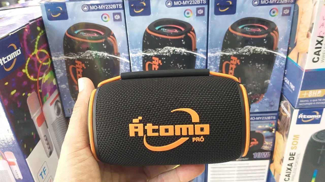 Caixa de Som Bluetooth Átomo Pro