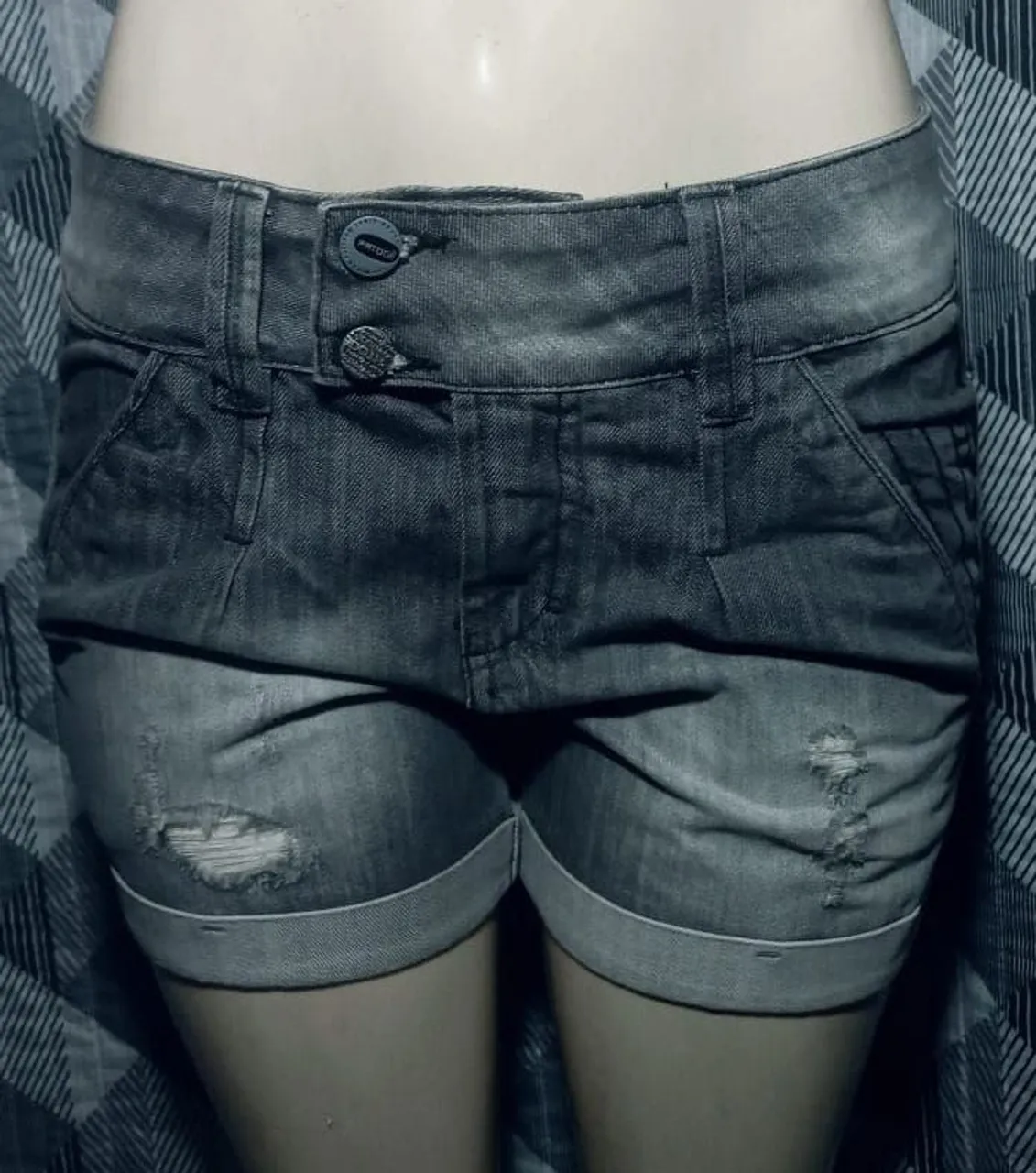 brechó Shorts Jeans Feminino
