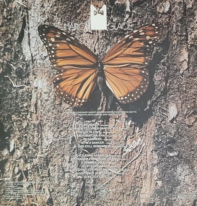 LP Vinil: trilha sonora da novela Marron Glacé