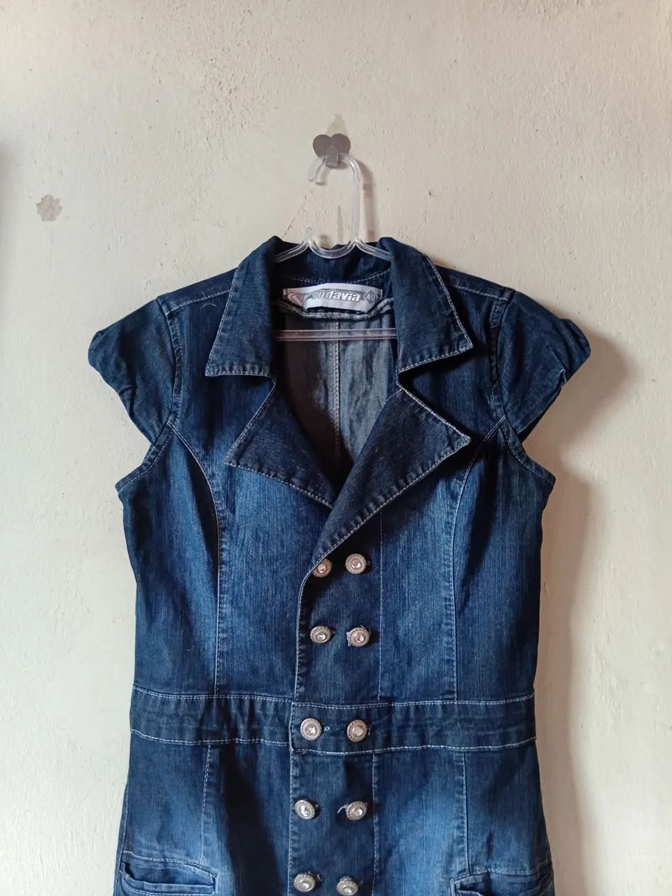 Vestido Jeans moda evangélica - Foto 3