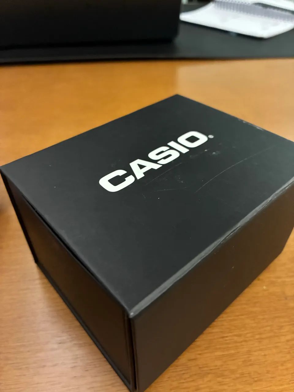 Relógio Casio vintage preto e dourado - Foto 4