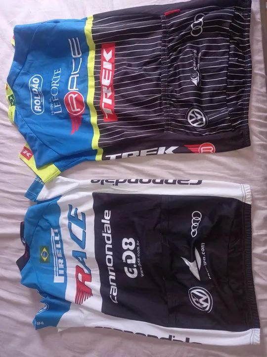 Lote Roupa para ciclismo veste P usada - Foto 2