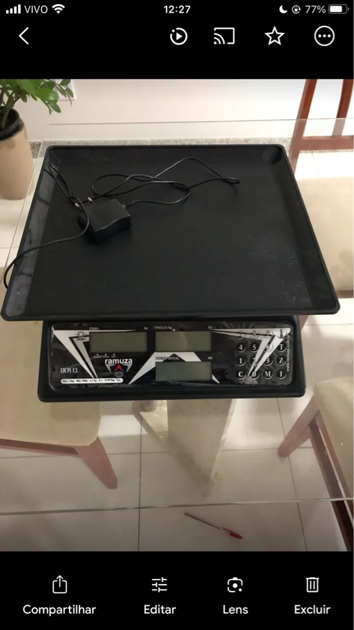 Balança comercial digital Ramuza