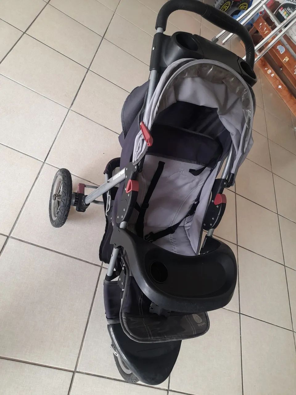 Carrinho de Bebê Infantil com Bandeja e Porta Copos - Foto 3
