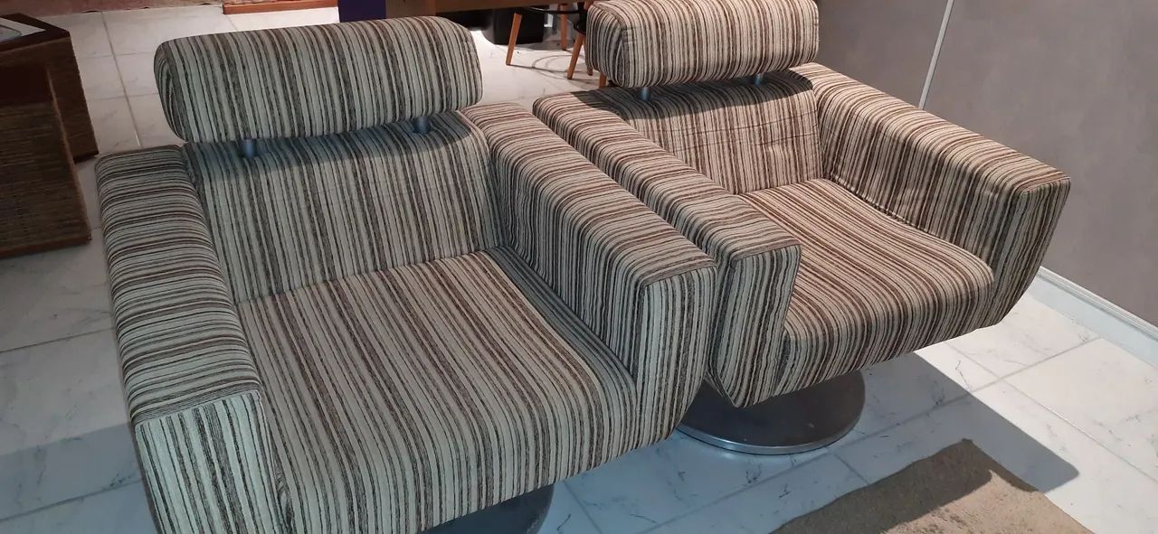 Par de poltronas giratórias - Foto 2