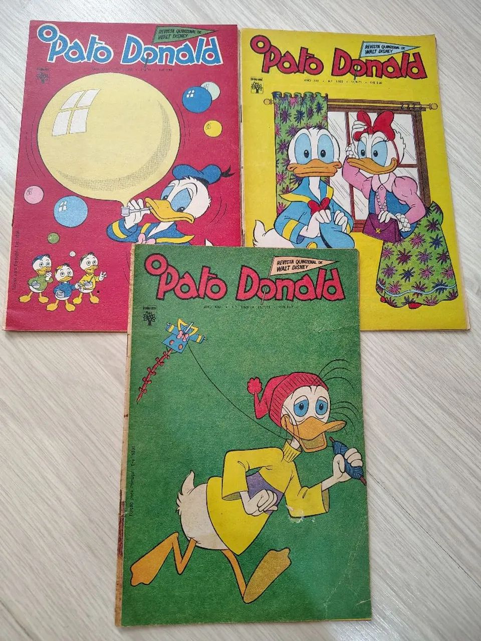 Gibis 'O Pato Donald' e Zé Carioca, históricos, anos 1970. - Foto 3