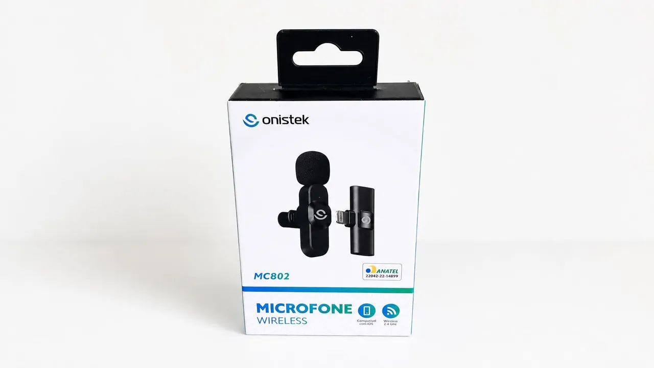 MICROFONE LAPELA IPHONE WIRELLES