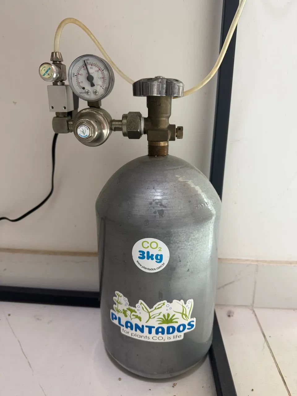 Kit CO2 3kg com solenoide - Foto 2