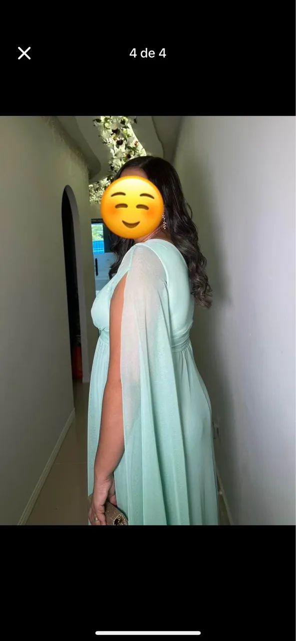 Vestido Madrinha - Verde menta - Foto 2