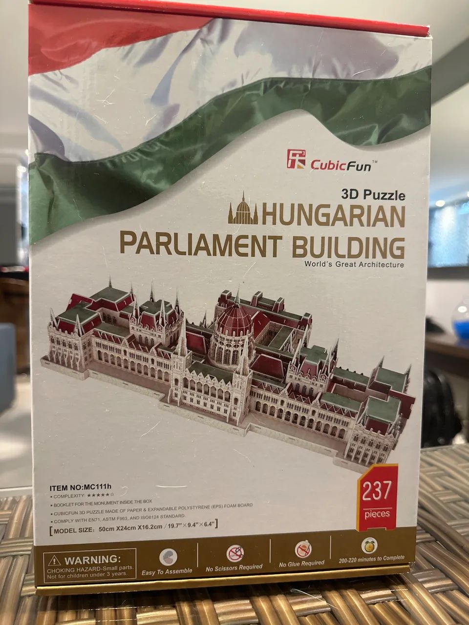 Quebra cabeça 3d Parlamento Húngaro