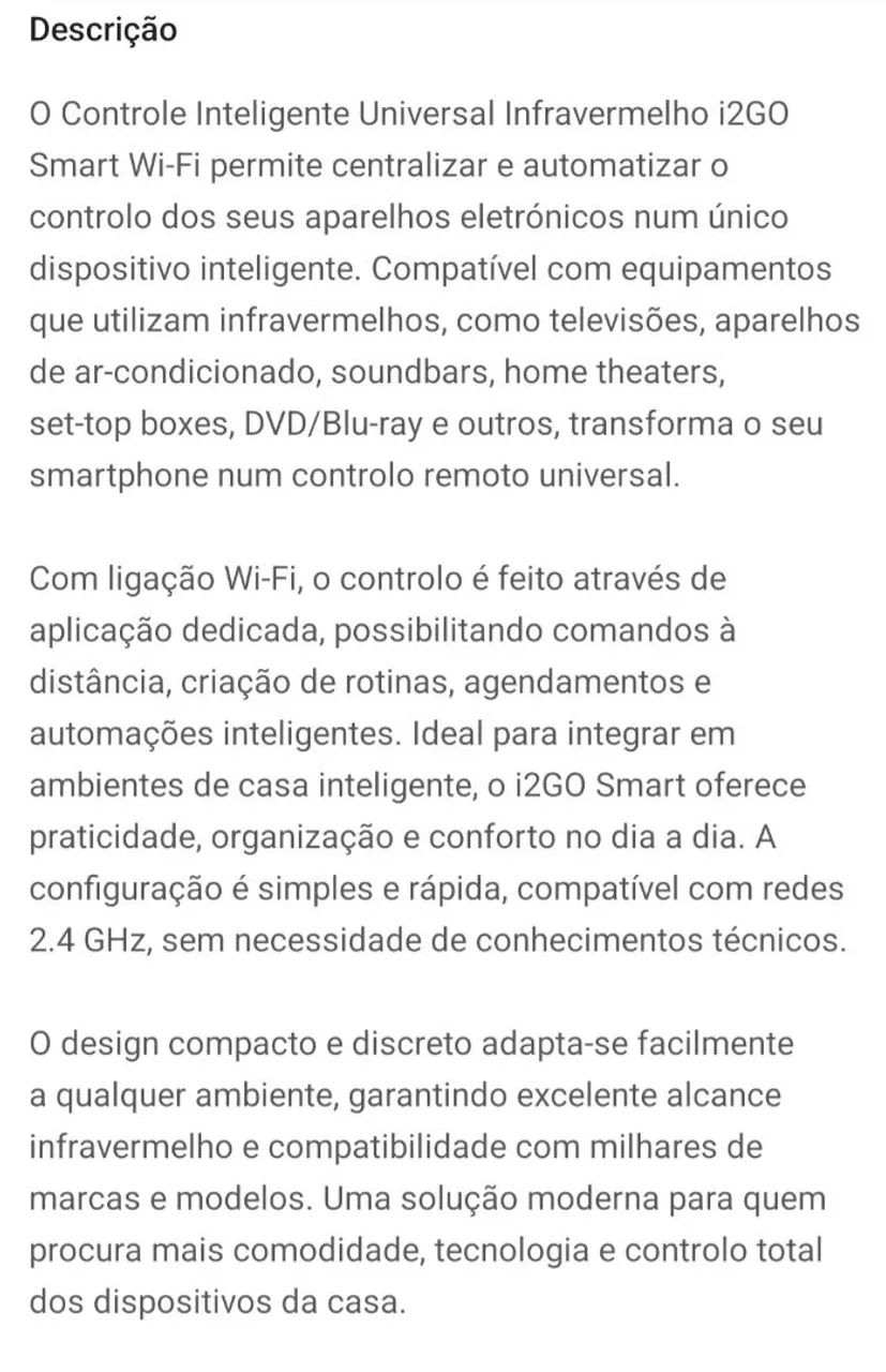 Infravermelho Universal Inteligente I2GO  - Foto 4