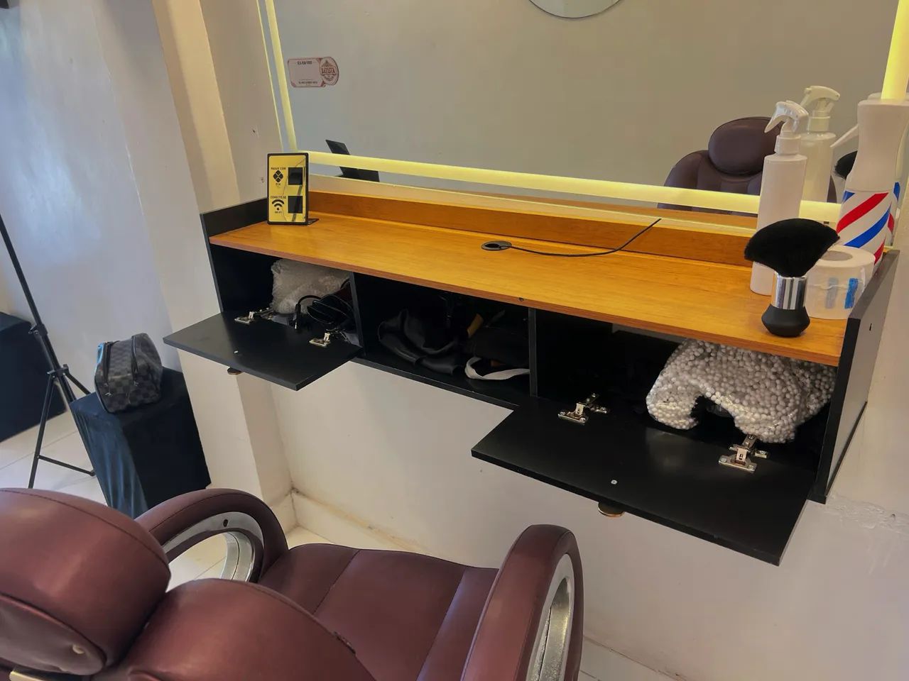 Bancada para Barbearia ou Salão  Nova - Foto 4