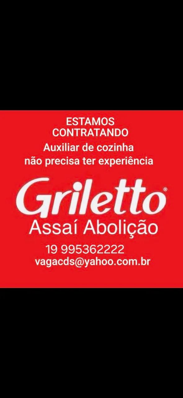 Auxiliar de serviço Alimentação 
