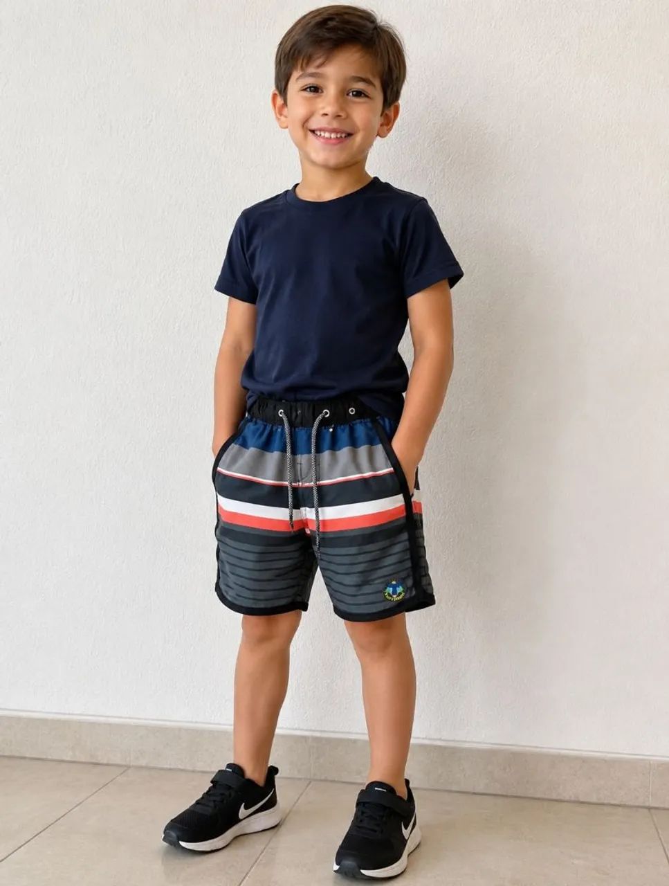 Short masculino infantil
