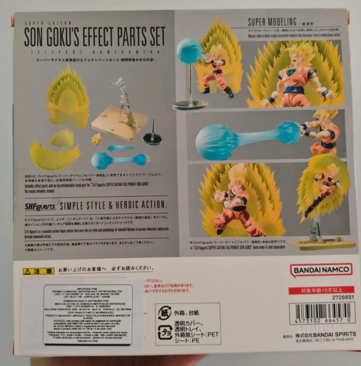 Son Goku's Effect Parts Set Bandai LACRADO - Foto 2