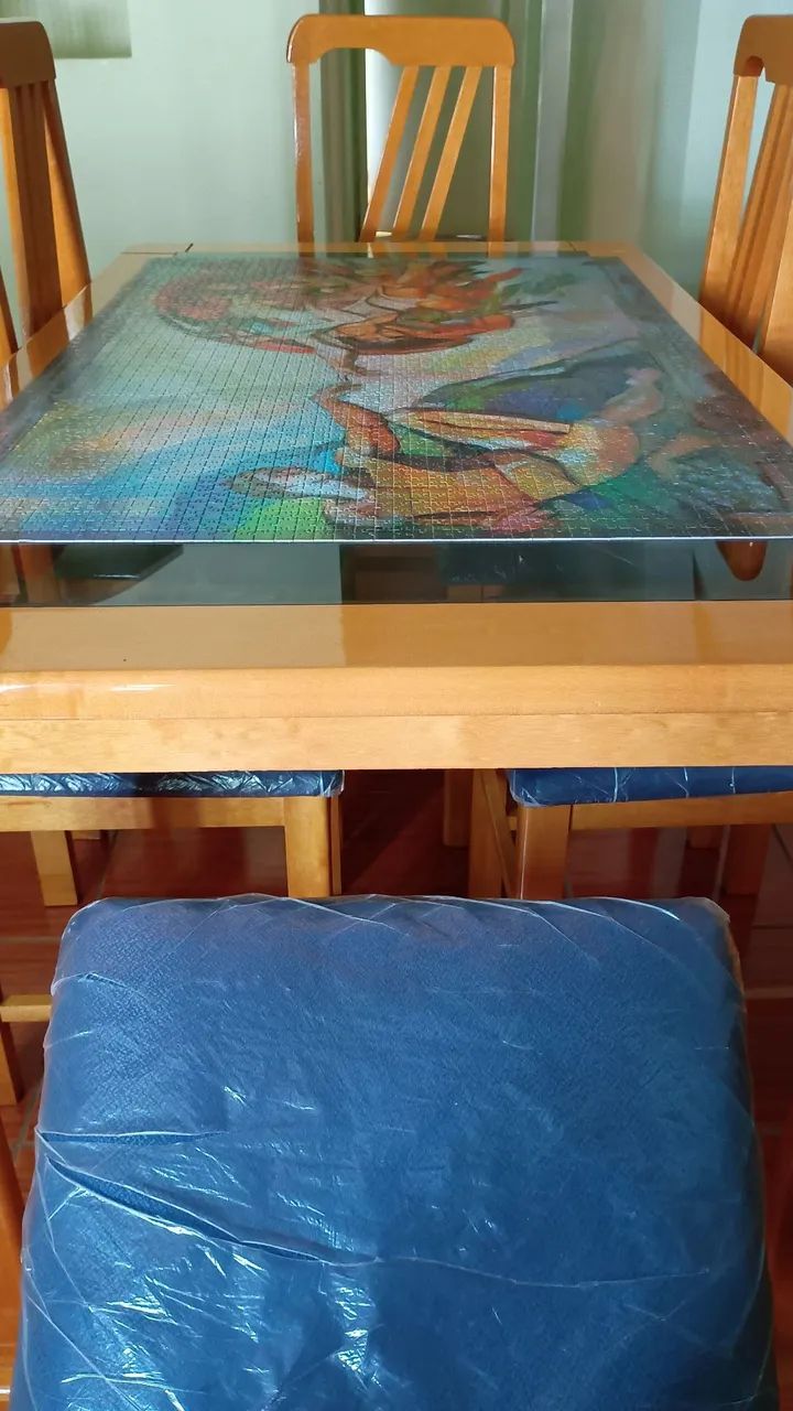 Mesa de Jantar Marfim com 6 cadeiras - Foto 3