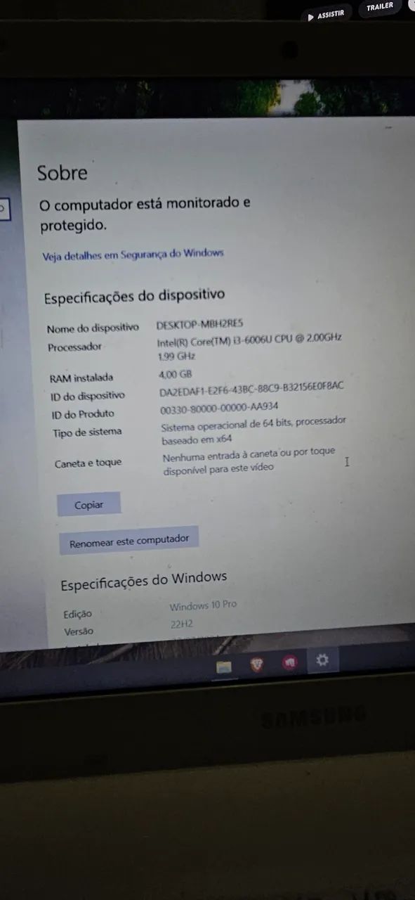 Notebook Samsung - Intel Core i3 - Foto 5