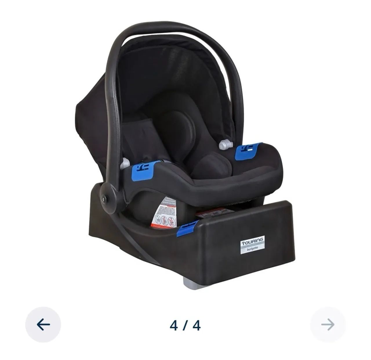 Bebê conforto com base  - Foto 4