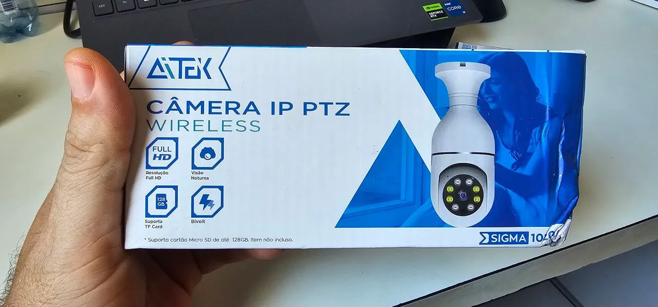 Câmera Segurança ICSEE full HD. Compatível com NVR.