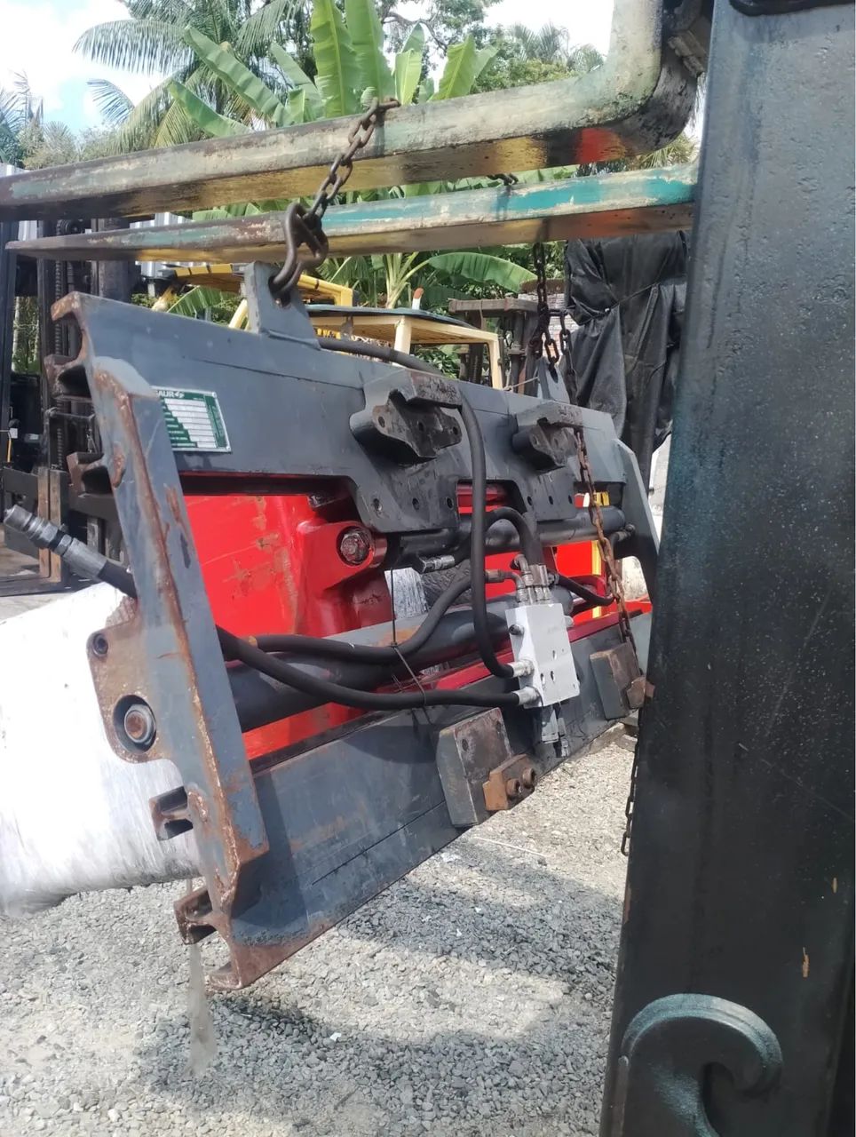 Clamp para empilhadeira 