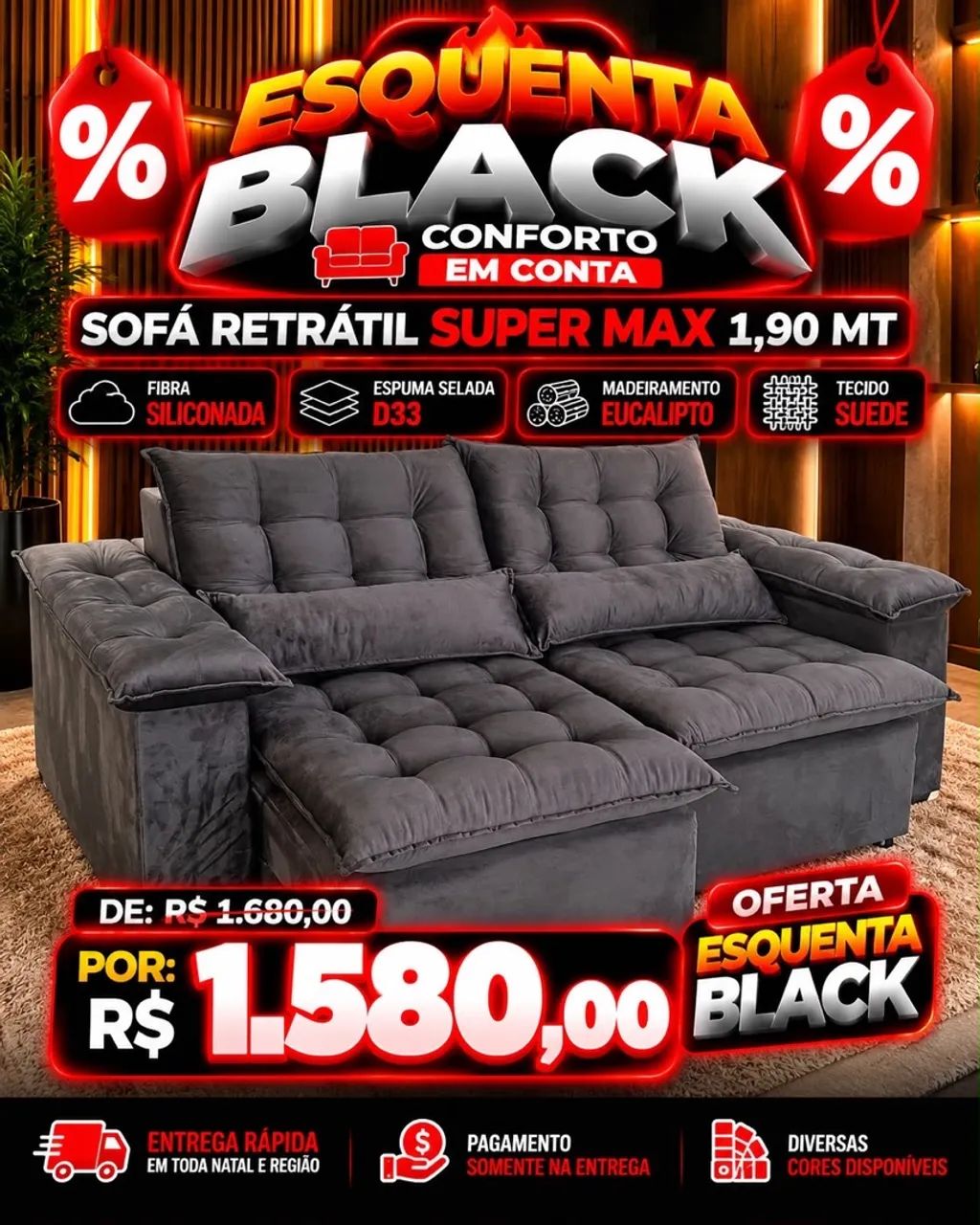 Sofás novos  - Foto 2