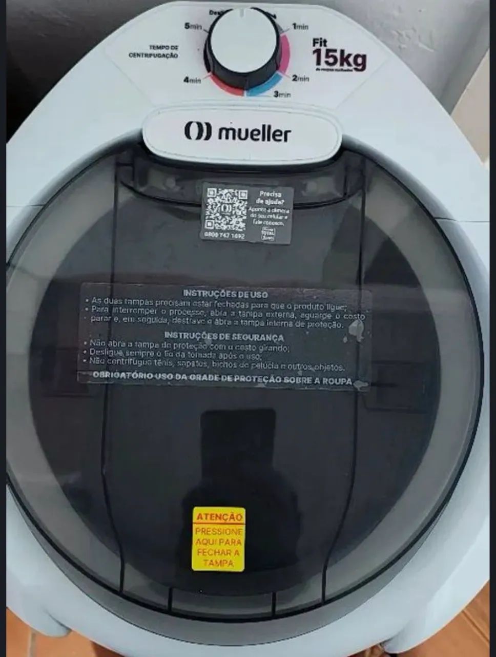 Centrifuga de Roupa Mueller 15 KG NOVA  - Foto 6