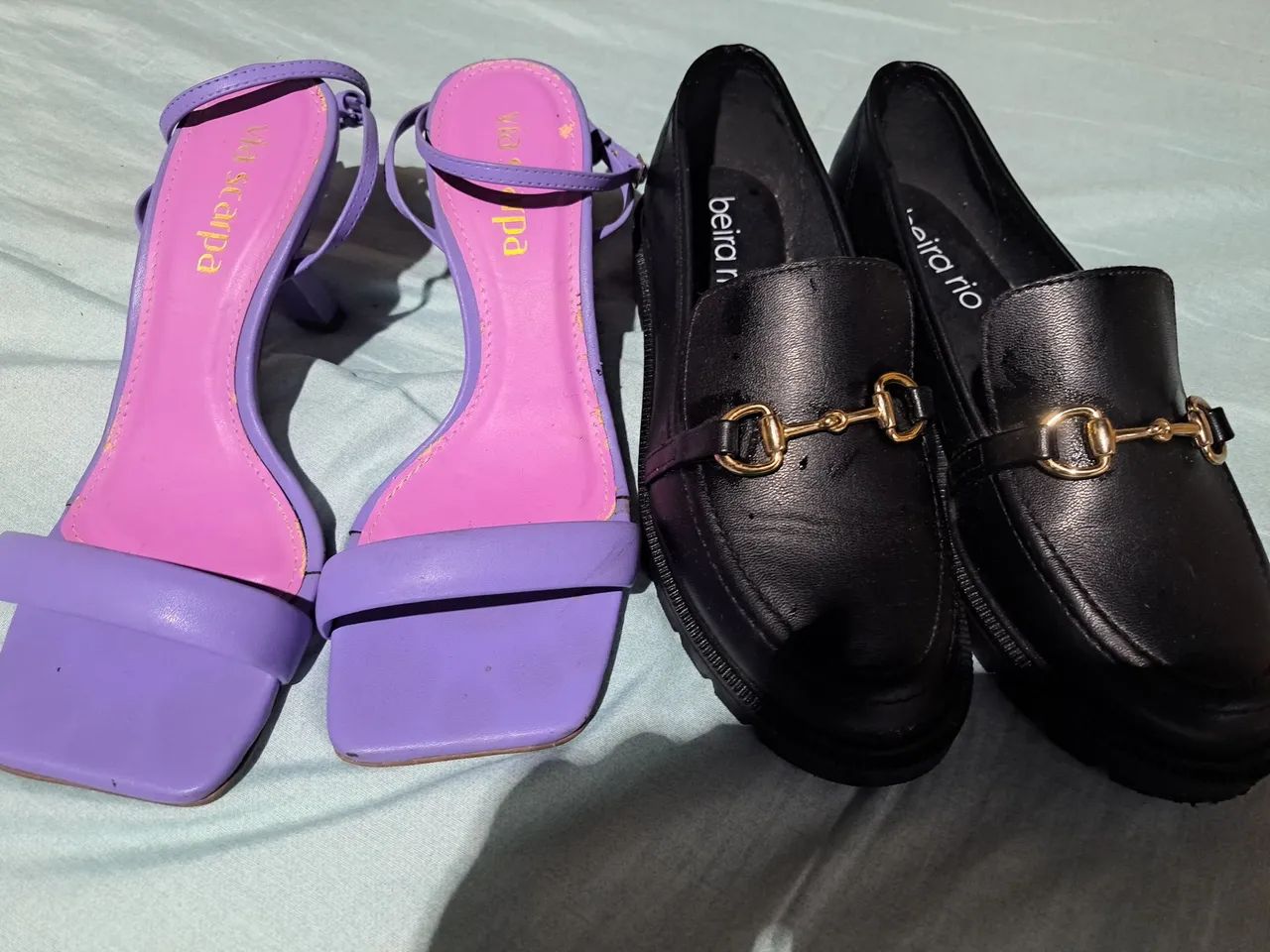 estou  vendendo dois pares de sapatos  - Foto 3