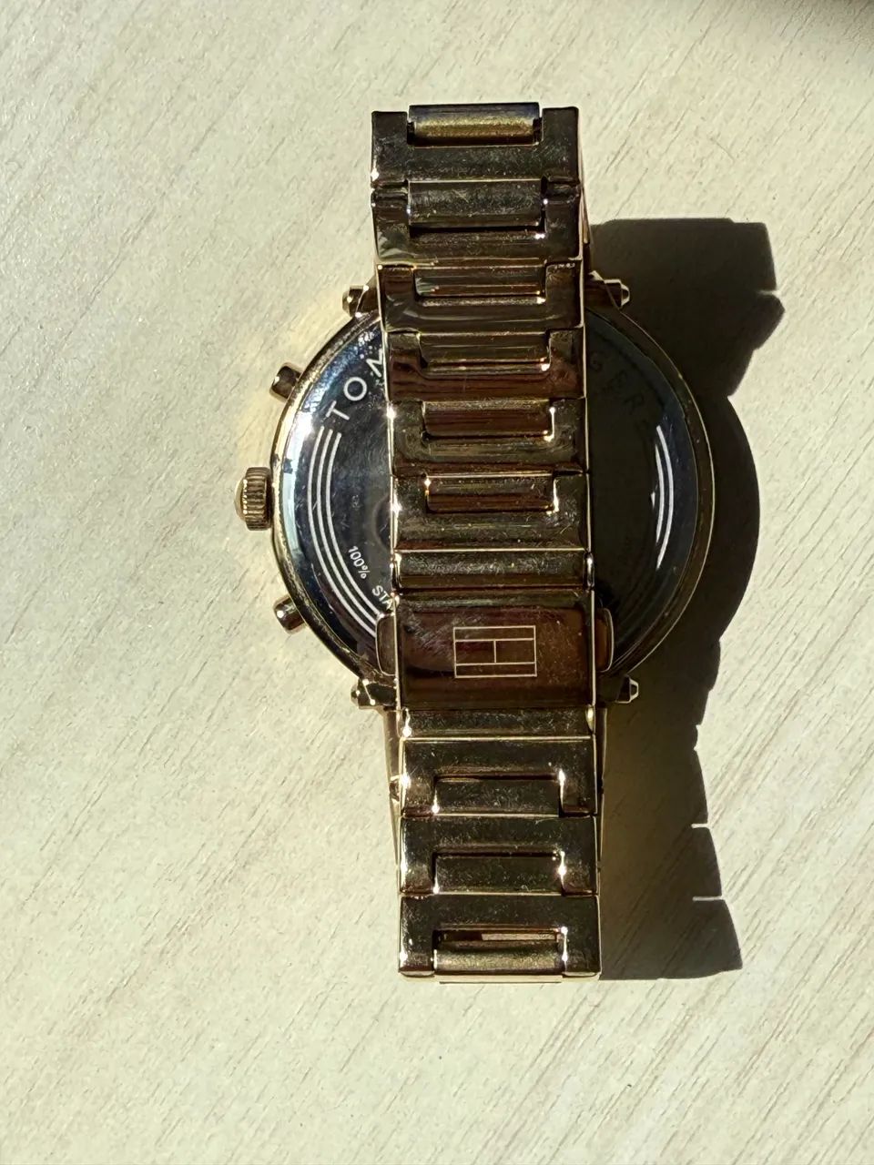 Relógio Tommy Hilfiger Feminino Aço Dourado - Foto 4