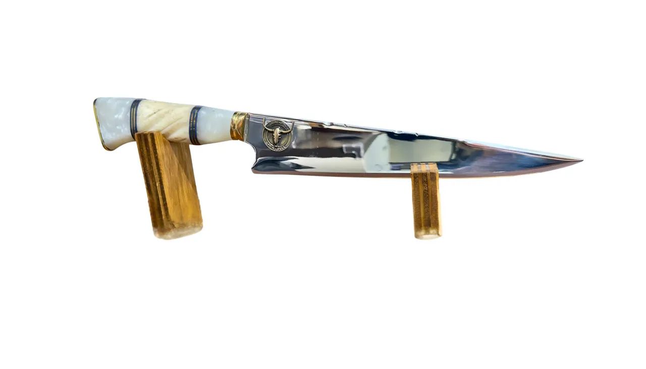 Faca Estilo Bicuda Campeira Em Aço Inox