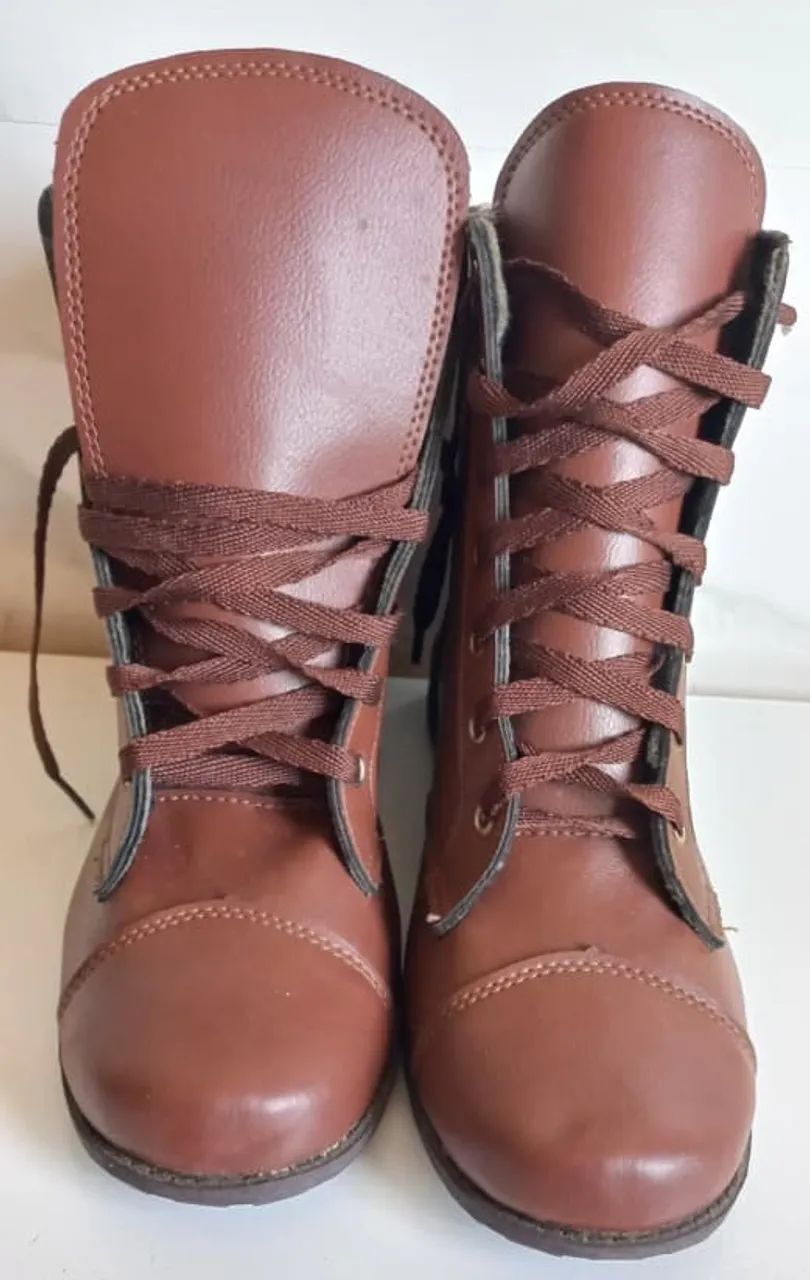 BOTA COTURNO MARROM