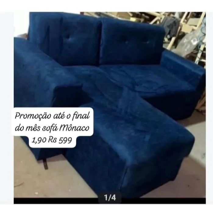 Promoção até o final do mês sofá Mônaco 1,70m contato( *) - Foto 3