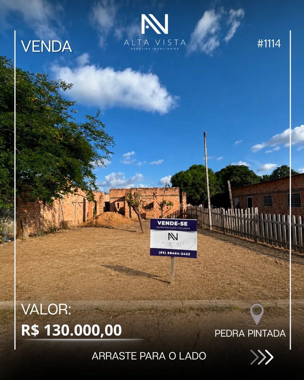 TERRENO À VENDA | PEDRA PINTADA