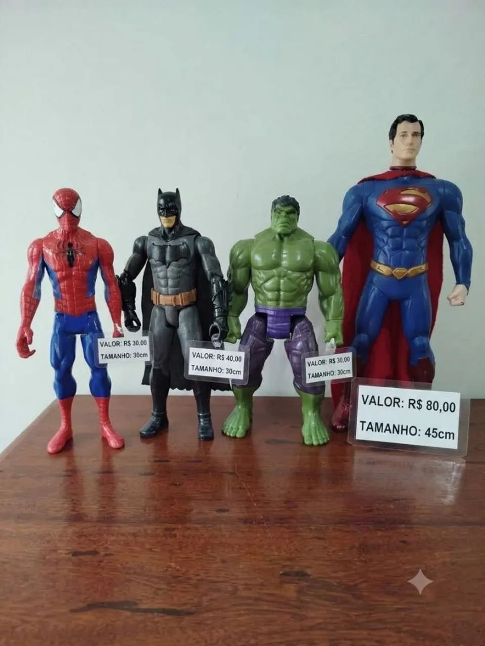 Boneco Super Heróis 