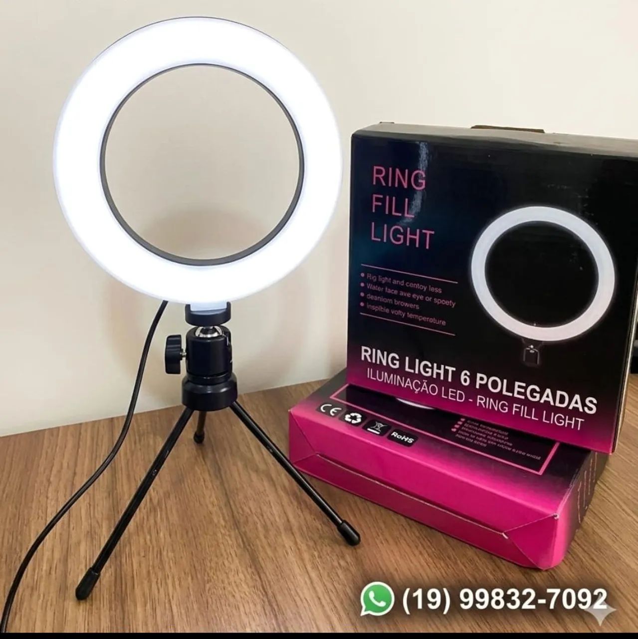 Rong light 6 polegadas com suporte  - Foto 3