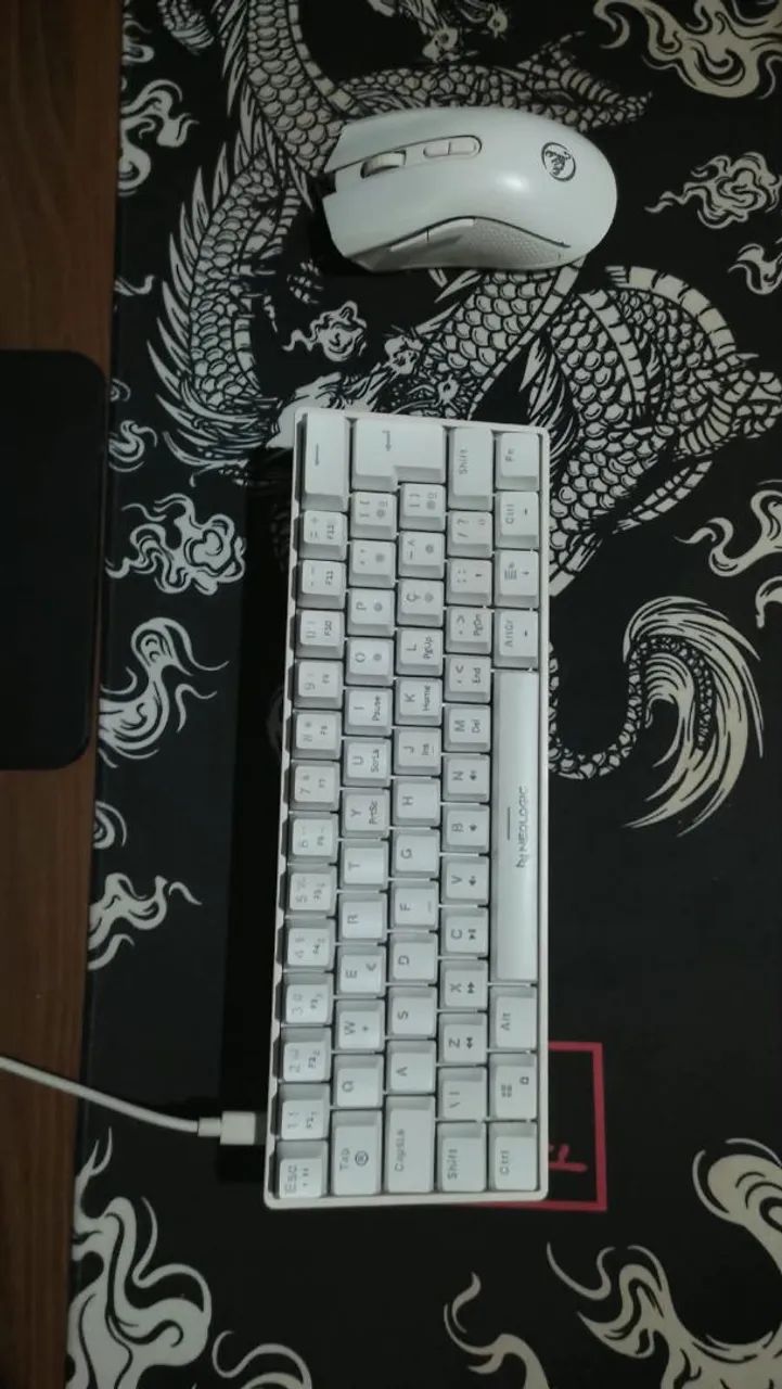 Kit mouse e teclado gamer