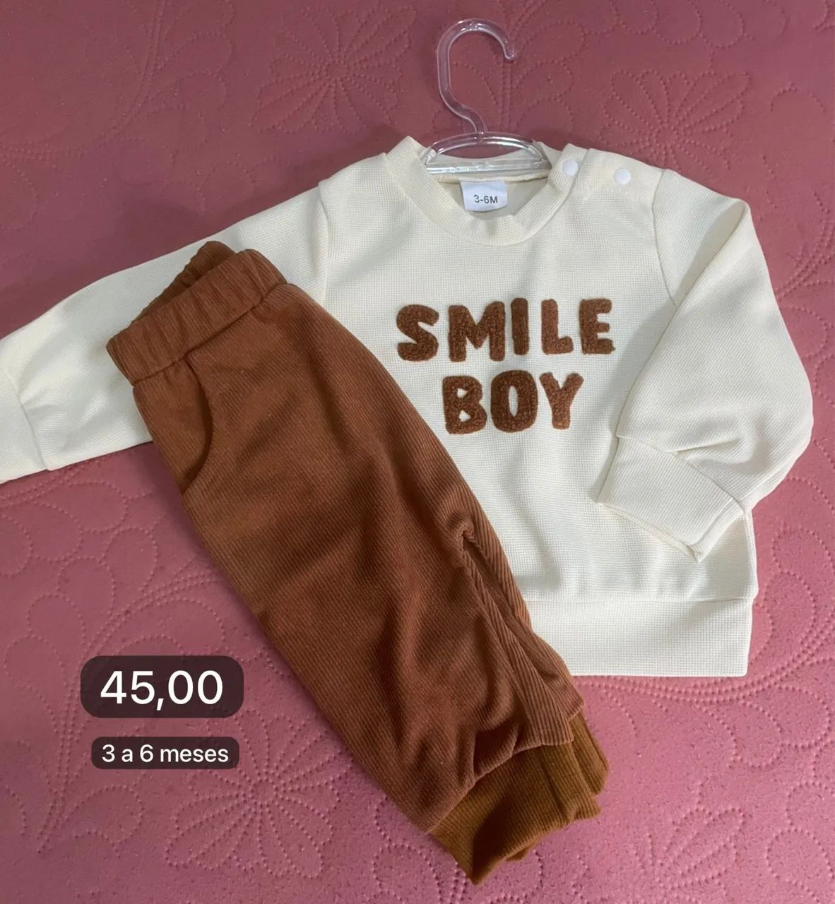 Conjunto moletom infantil 