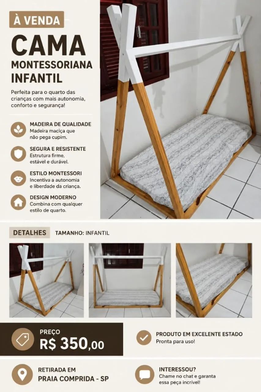 Cama infantil Montessori - Foto 2