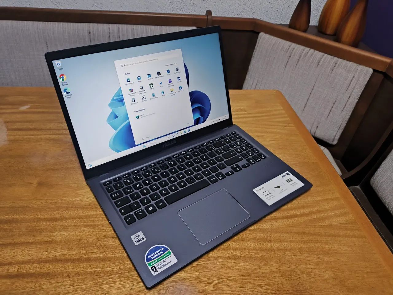Notebook Asus core i5 10th, SSD de 256, 8 GB de RAM, tela de 15.6 polegadas - Foto 2