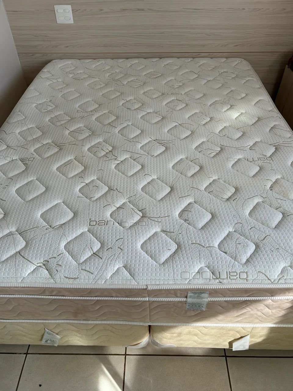 Cama queen colchão mola - Foto 5