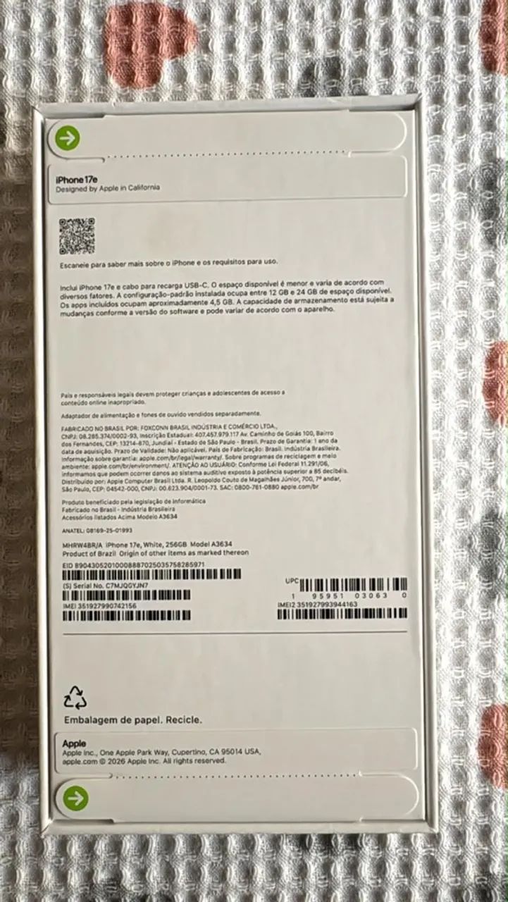 iPhone 17e lacrado  - Foto 2