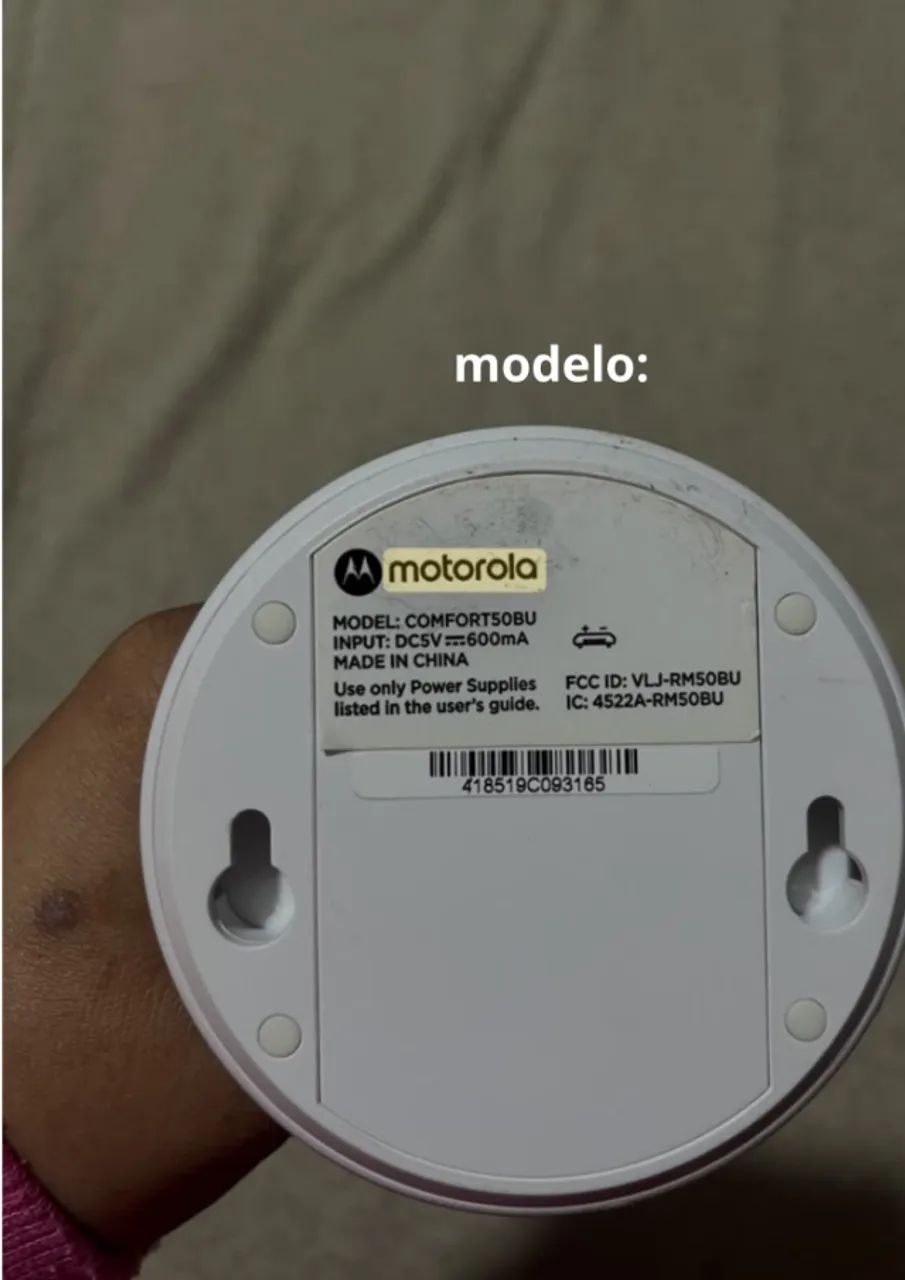 Babá eletrônica motorola com visão noturna  - Foto 2
