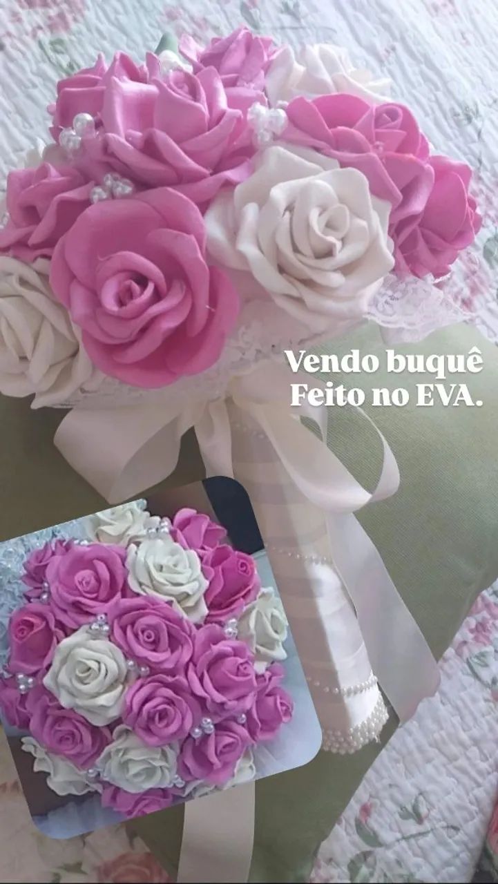 Buquê de flor em EVA 