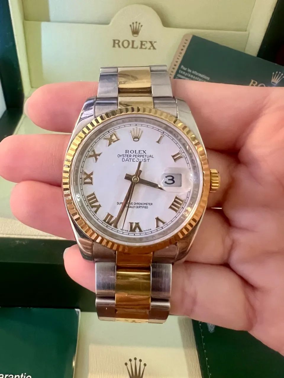 Rolex Datejust aço e ouro   - Foto 3