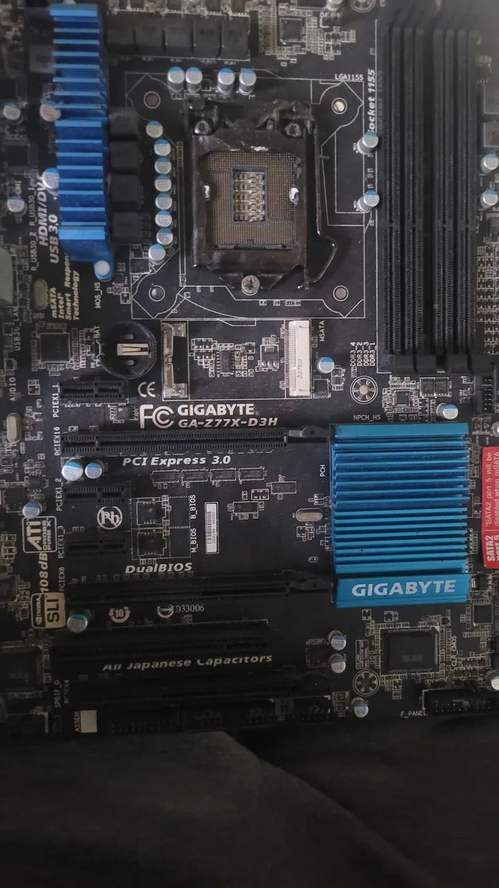 Placa Mãe gigabyte 1155