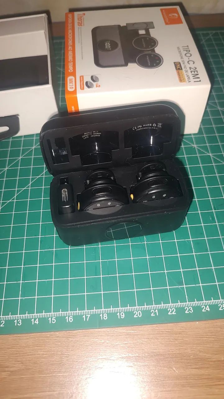 Microfone de lapela HMASTON Tipo-C 2EM1 - Foto 2